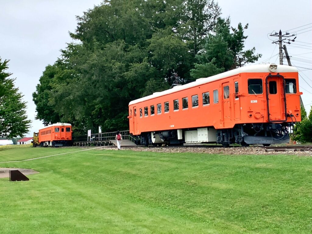 帯広幸福駅のディーゼルカー