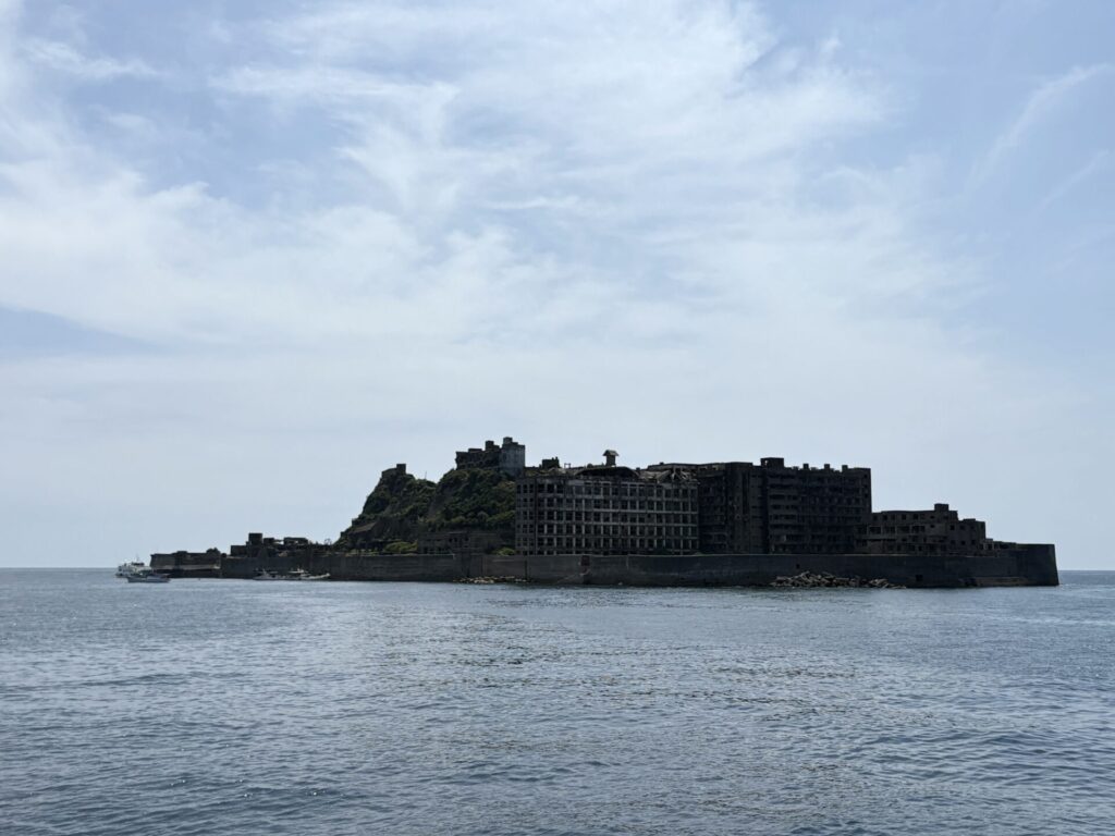 軍艦島の北東側