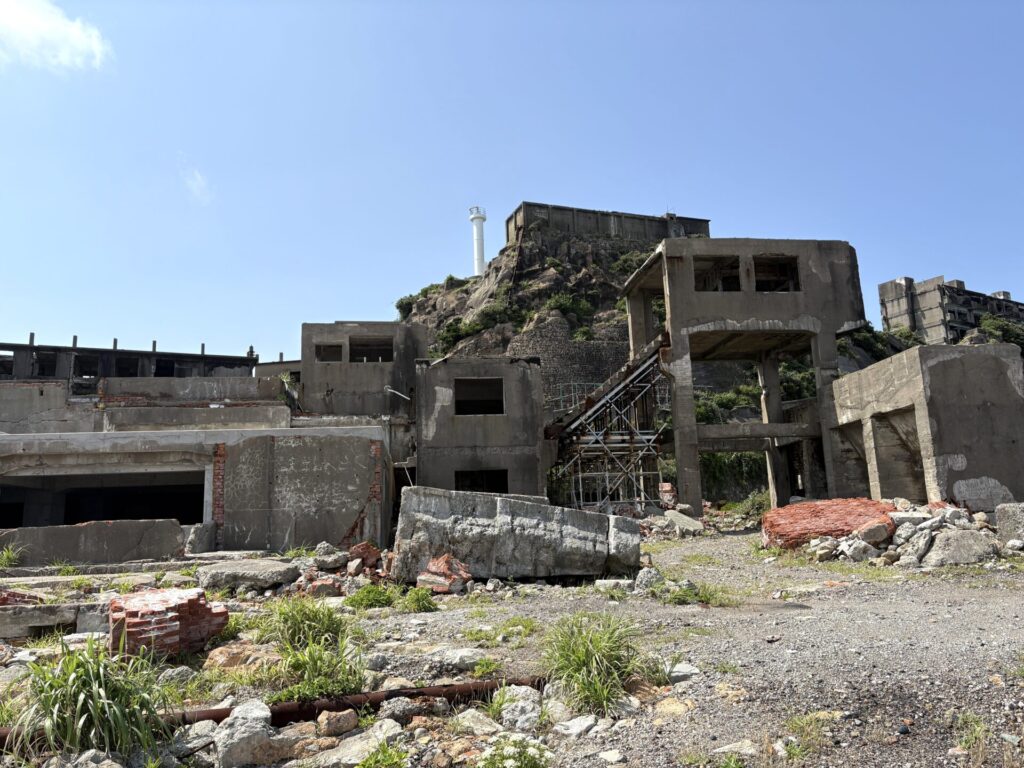 軍艦島:第二竪坑坑口