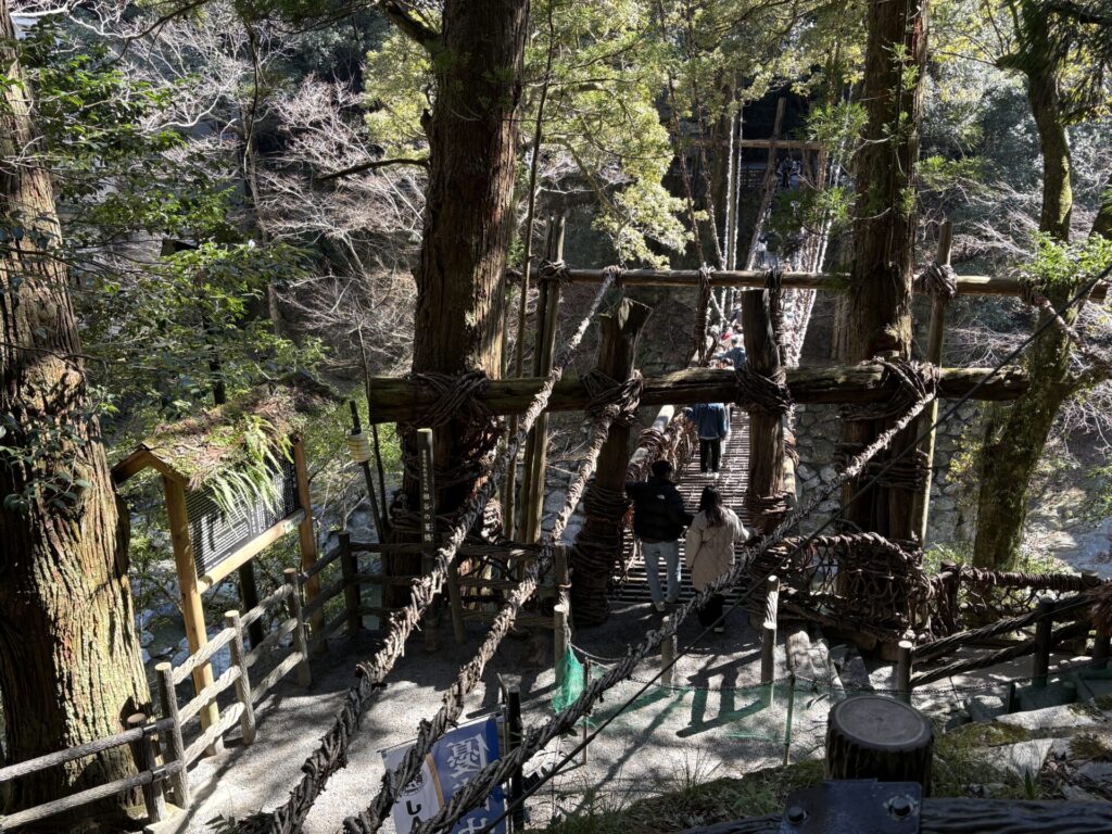 2026年2月「かずら橋」渡口の写真