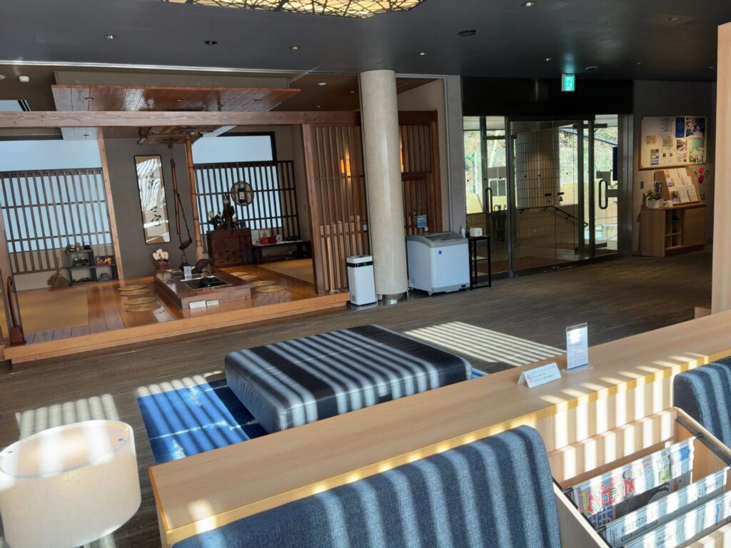 大歩危峡まんなかのロビー