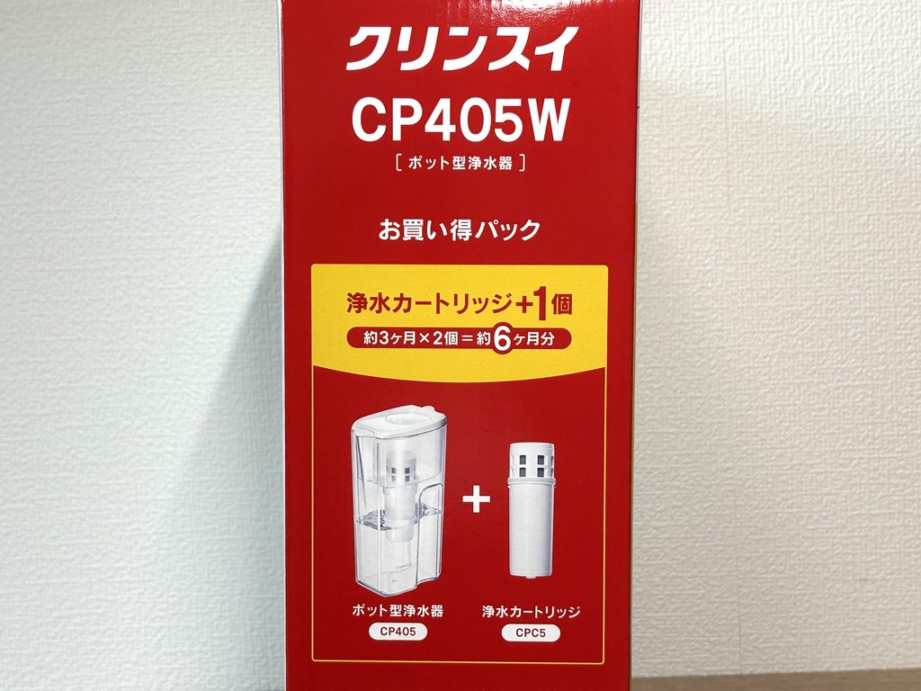 CP405W-WTのパッケージの側面画像